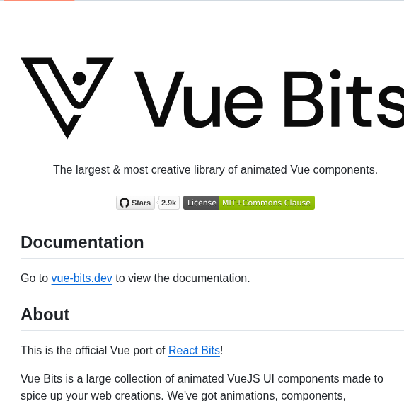 Davidhdev Vue Bits screenshot