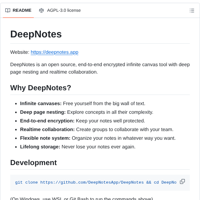 Deepnotesapp Deepnotes screenshot