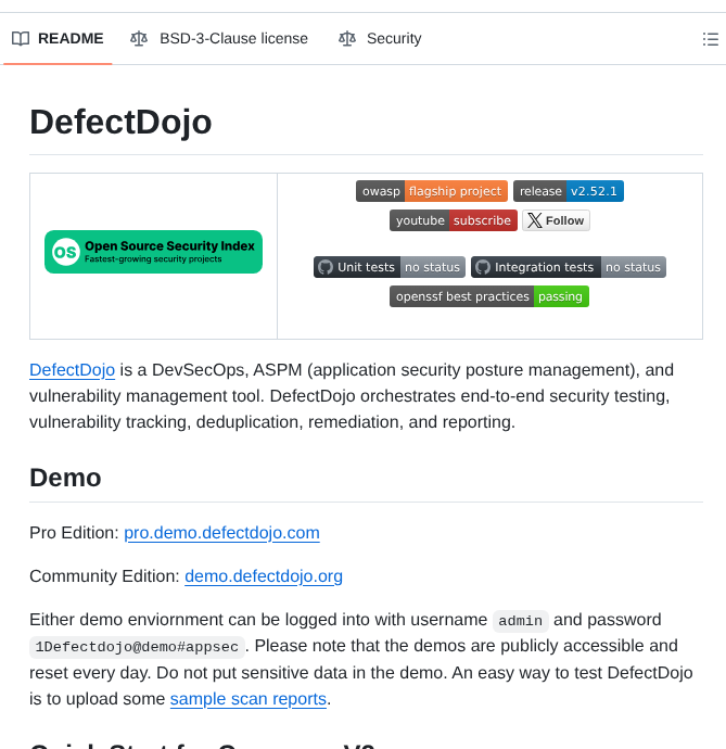 Defectdojo Django Defectdojo screenshot