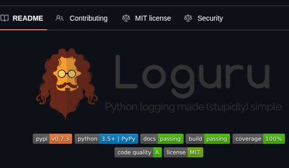 Delgan Loguru screenshot