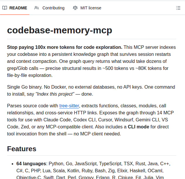 Deusdata Codebase Memory Mcp screenshot
