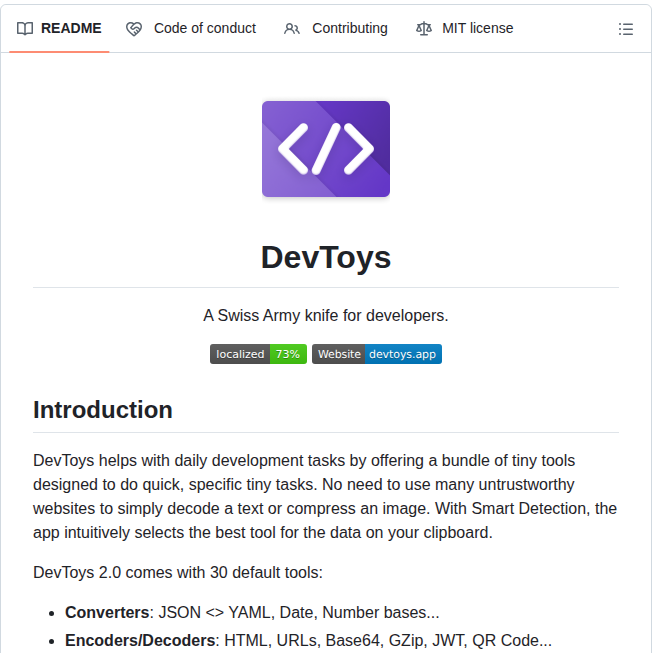 Devtoys App Devtoys screenshot