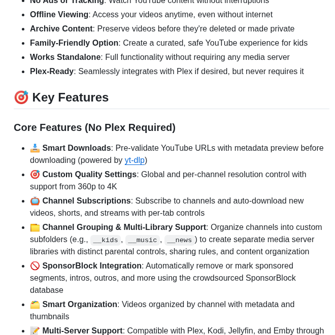 Dialmasterorg Youtarr screenshot