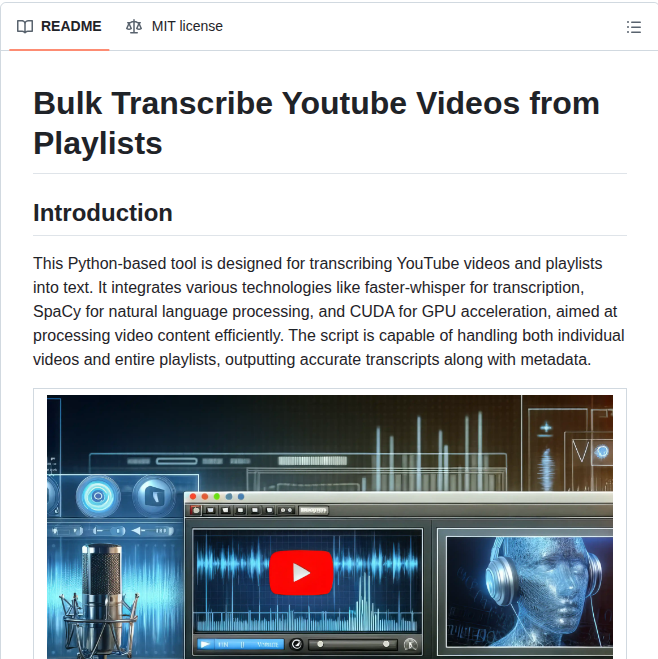 Dicklesworthstone Bulk_transcribe_youtube_videos_from_playlist screenshot