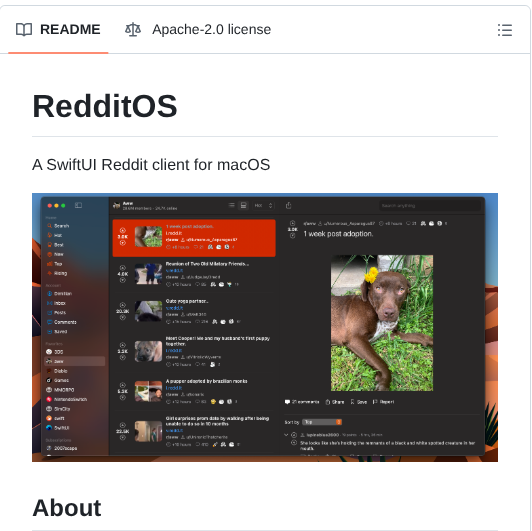 Dimillian Redditos screenshot