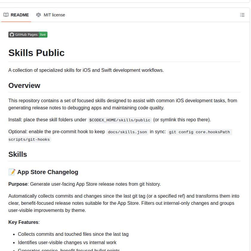 Dimillian Skills screenshot