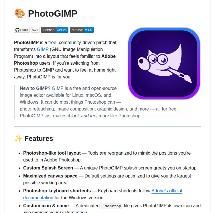 Diolinux Photogimp screenshot
