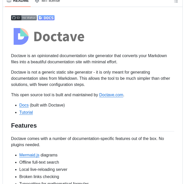 Doctave Doctave screenshot