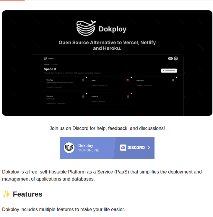 Dokploy Dokploy screenshot