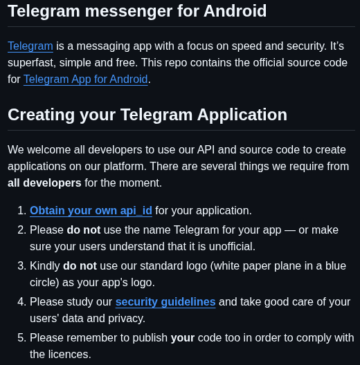 Drklo Telegram screenshot