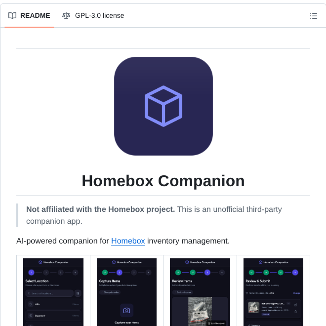 Duelion Homebox Companion screenshot