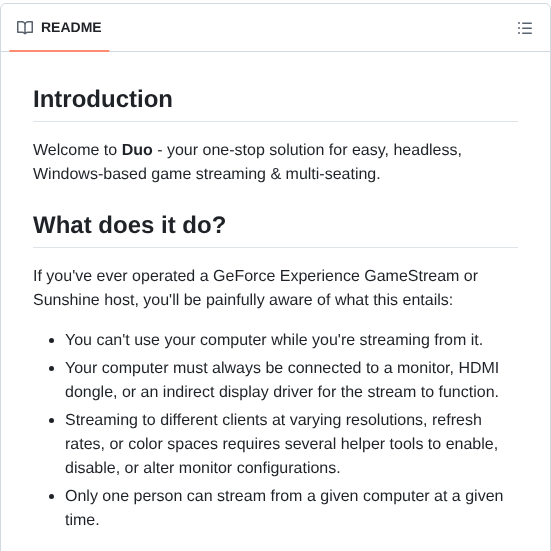Duostream Duo screenshot