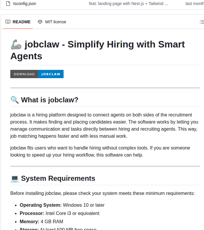Eldin162 Jobclaw screenshot
