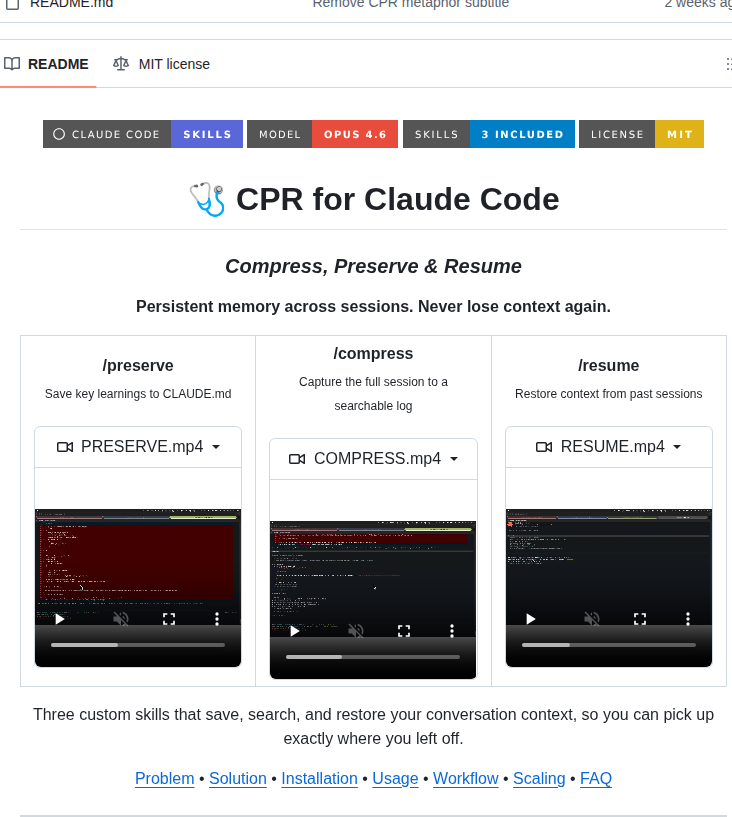 Eliaalberti Cpr Compress Preserve Resume screenshot