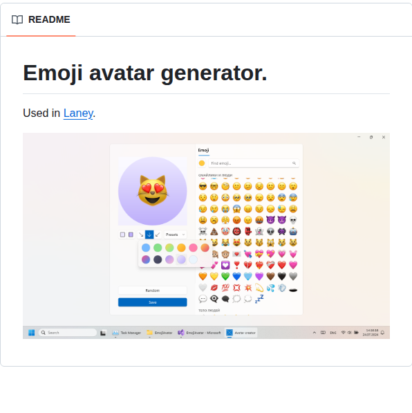 Elorucov Emojiavatarsgenerator screenshot
