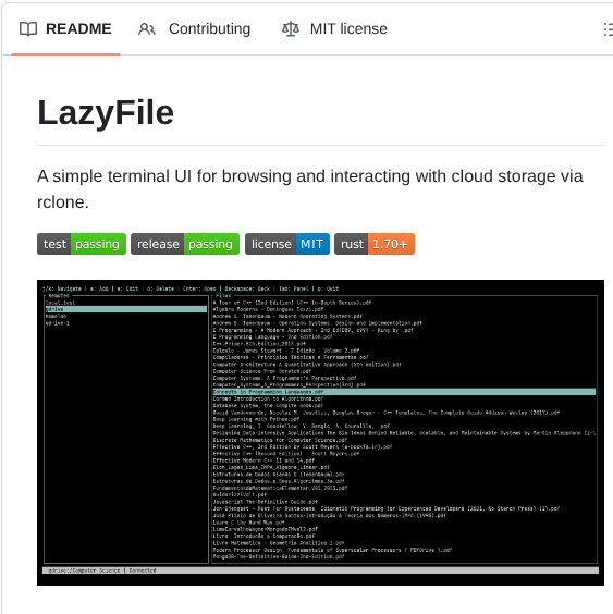 Erickj3 Lazyfile screenshot