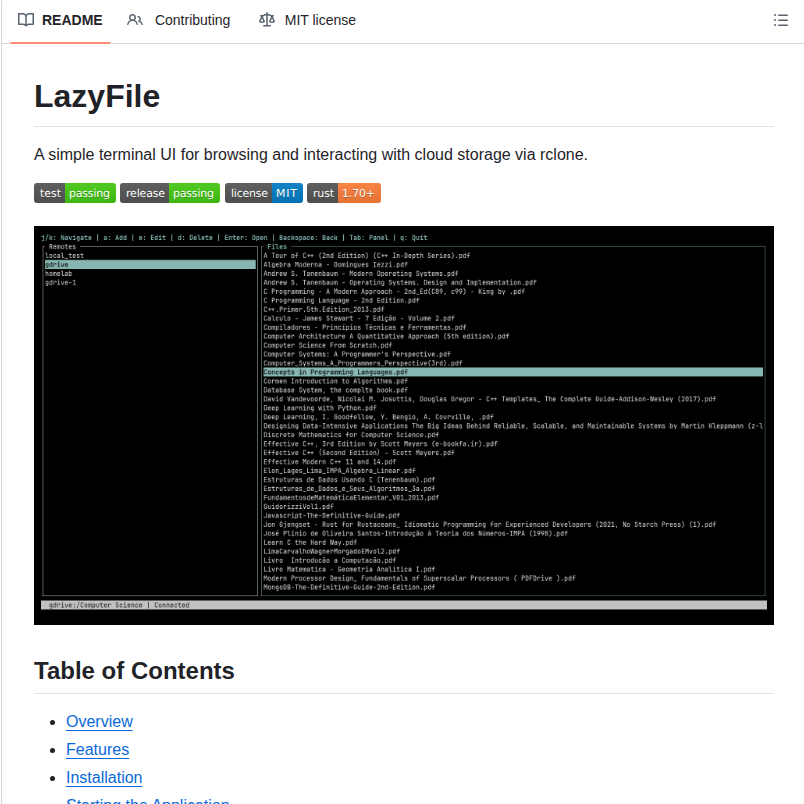 Erickj3 Lazyfile screenshot