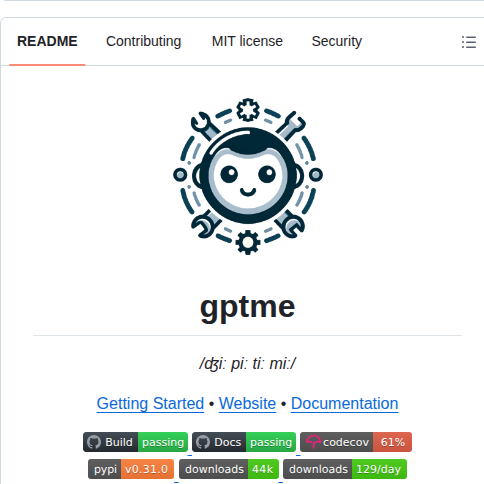 Erikbjare Gptme screenshot