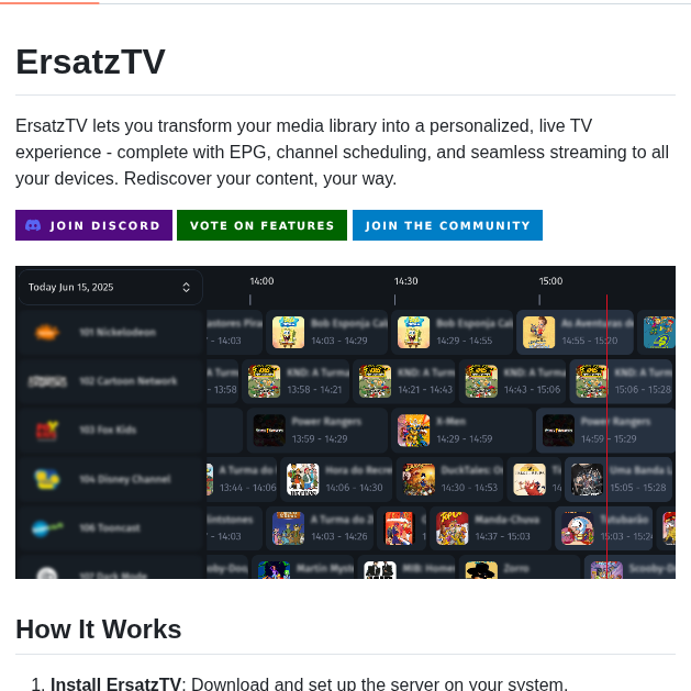 Ersatztv Ersatztv screenshot