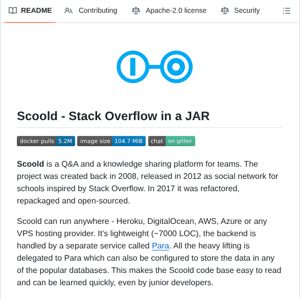 Erudika Scoold screenshot