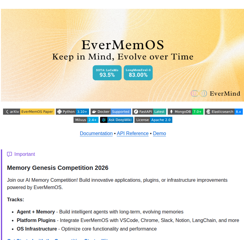 Evermind Ai Evermemos screenshot