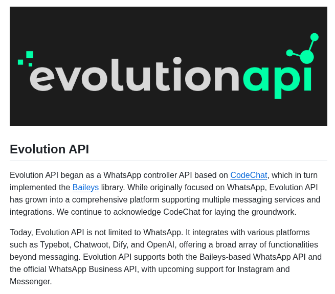 Evolutionapi Evolution Api screenshot