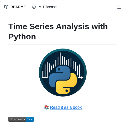 Filippomb Python Time Series Handbook screenshot