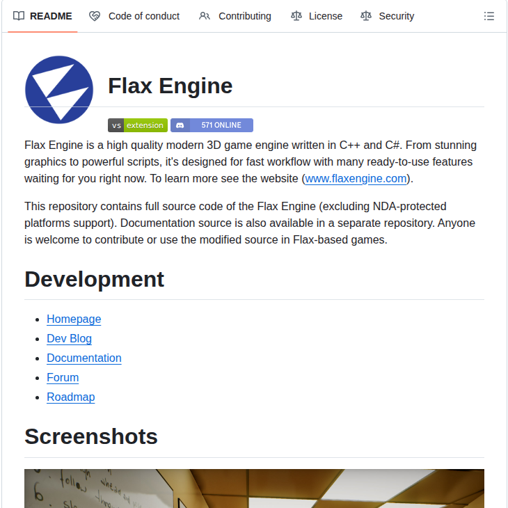 Flaxengine Flaxengine screenshot