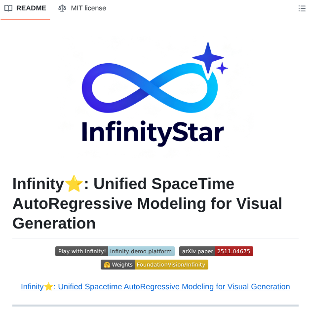 Foundationvision Infinitystar screenshot