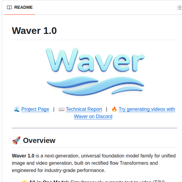 Foundationvision Waver screenshot