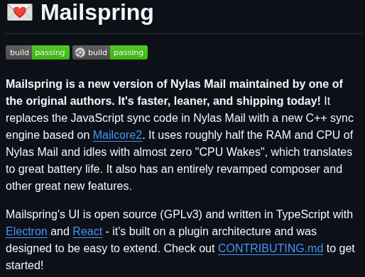 Foundry376 Mailspring screenshot