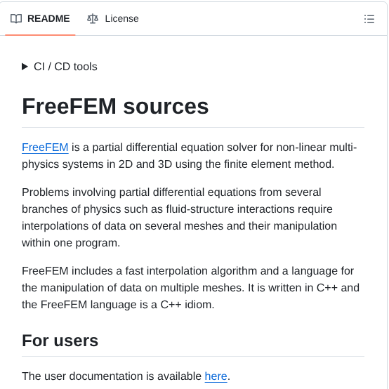 Freefem Freefem Sources screenshot