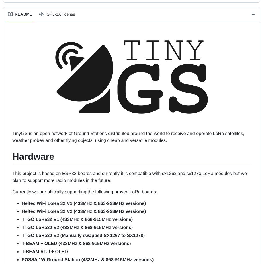 G4lile0 Tinygs screenshot