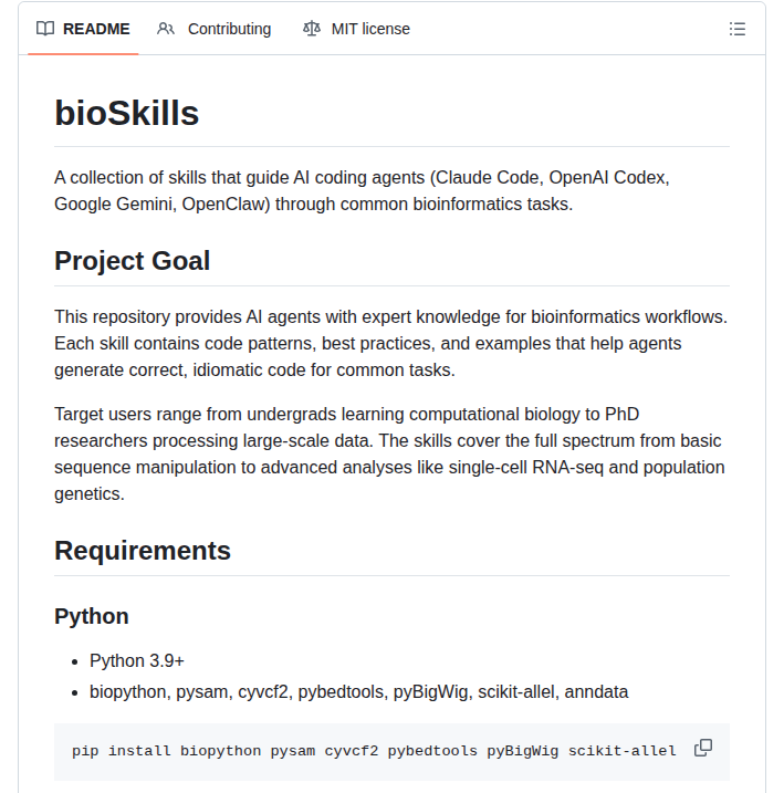 Gptomics Bioskills screenshot