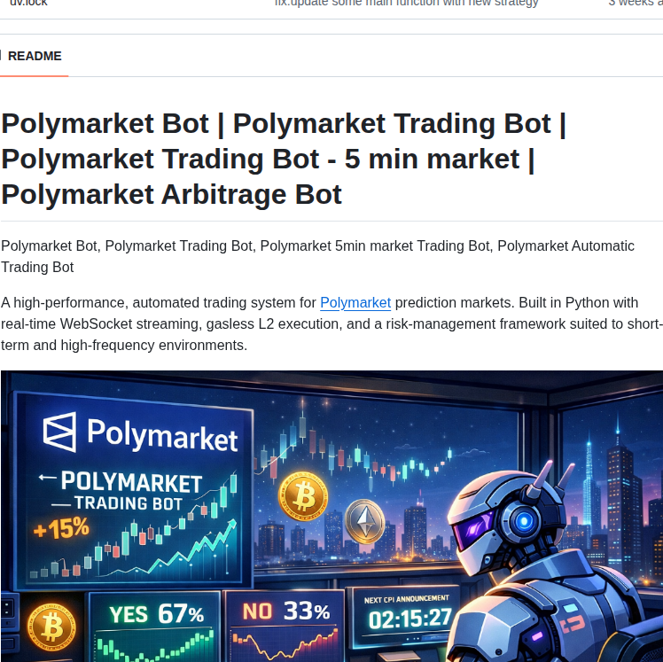 Gabagool2 2 Polymarket Trading Bot Python screenshot
