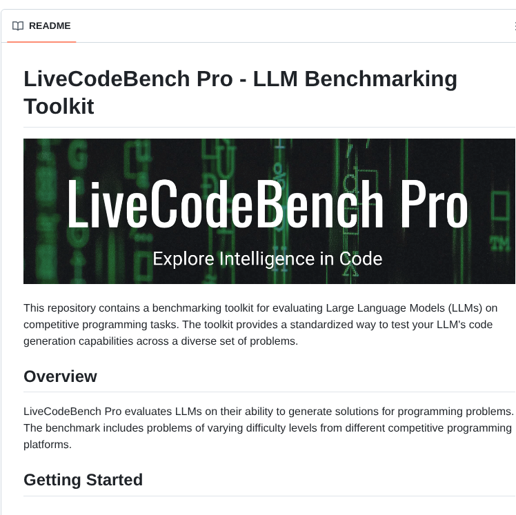 Gavinzhengoi Livecodebench Pro screenshot