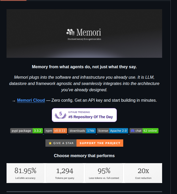 Gibsonai Memori screenshot