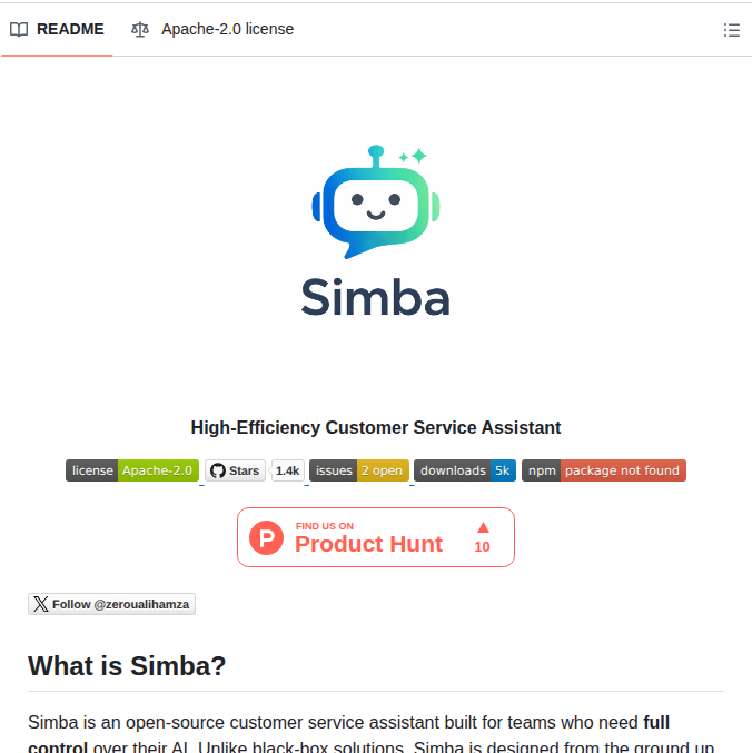Githamza0206 Simba screenshot