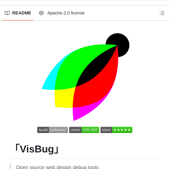 Googlechromelabs Projectvisbug screenshot