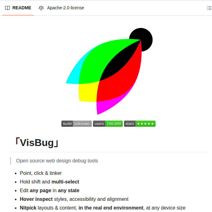 Googlechromelabs Projectvisbug screenshot