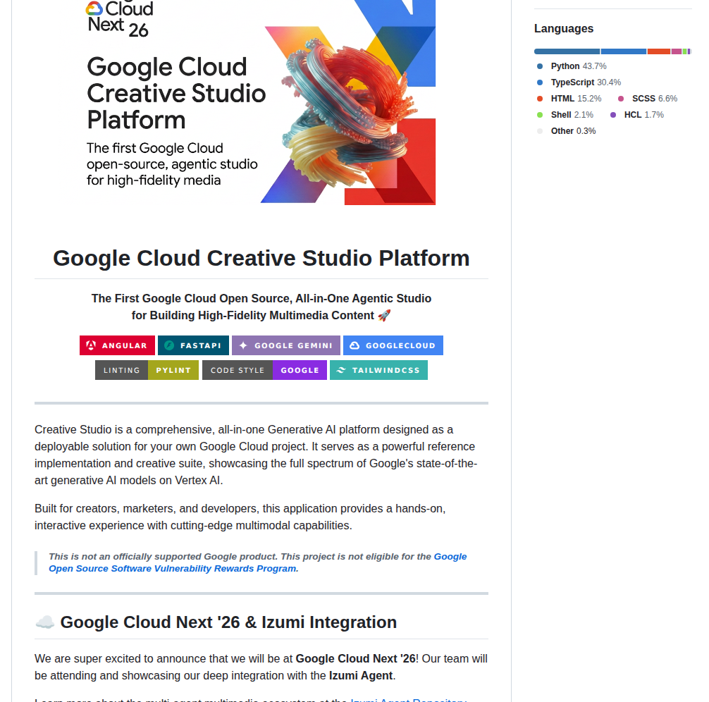 Googlecloudplatform Gcc Creative Studio screenshot