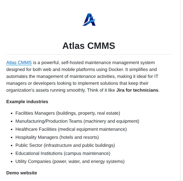 Grashjs Cmms screenshot