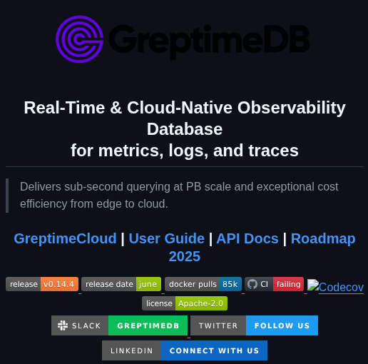 Greptimeteam Greptimedb screenshot