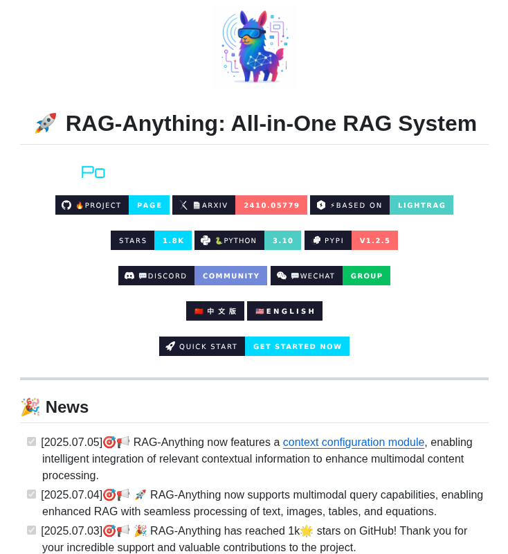Hkuds Rag Anything screenshot