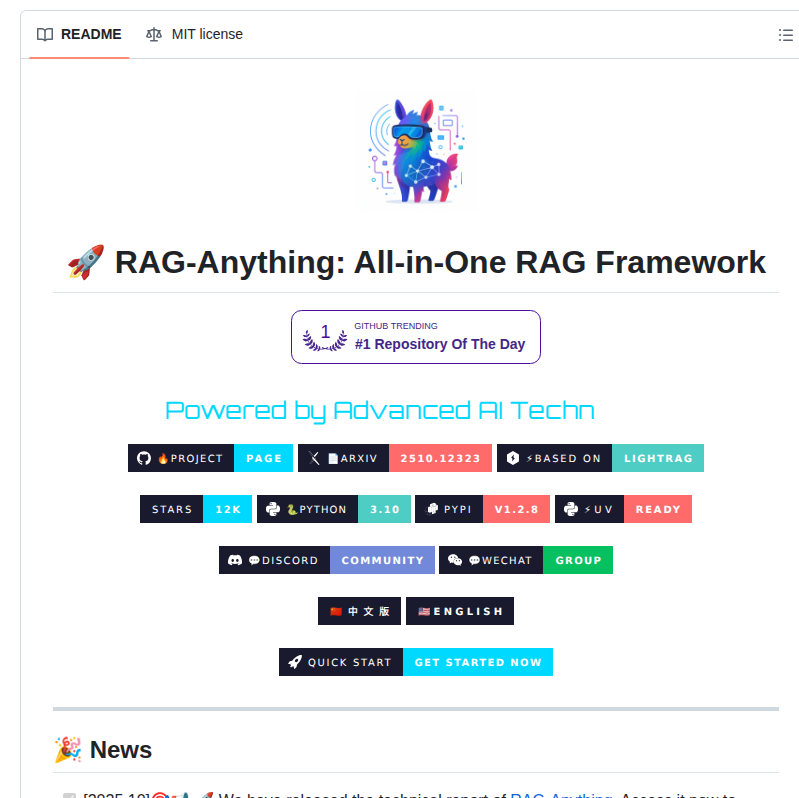 Hkuds Rag Anything screenshot
