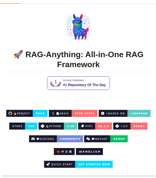 Hkuds Rag Anything screenshot