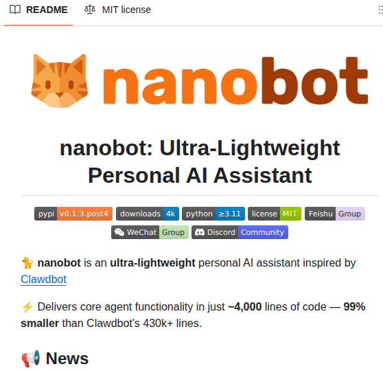 Hkuds Nanobot screenshot