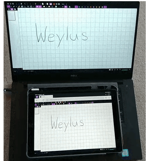 H M H Weylus screenshot