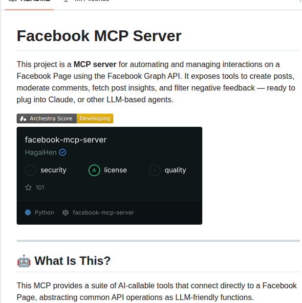 Hagaihen Facebook Mcp Server screenshot