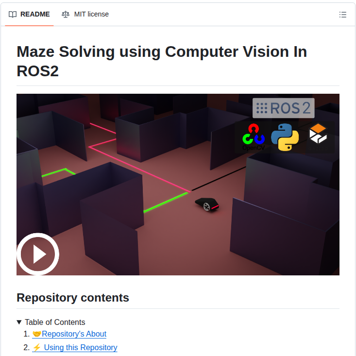 Haiderabasi Ros2 Path Planning And Maze Solving screenshot